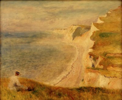 Sziklák Pourville-ben alkotó: Pierre Auguste Renoir