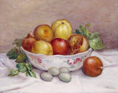 Csendélet gránátalmával alkotó: Pierre Auguste Renoir