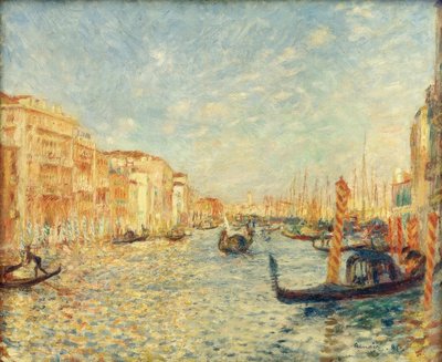 A Canal Grandén, Velence alkotó: Pierre Auguste Renoir