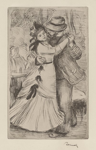 A Country Dance alkotó: Pierre Auguste Renoir