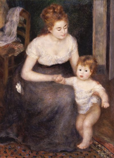 Az első lépés, 1876 alkotó: Pierre Auguste Renoir