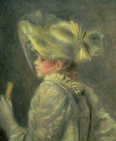 A fehér kalap alkotó: Pierre Auguste Renoir