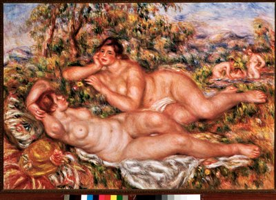 A fürdőzők (olaj, vászon alkotó: Pierre Auguste Renoir