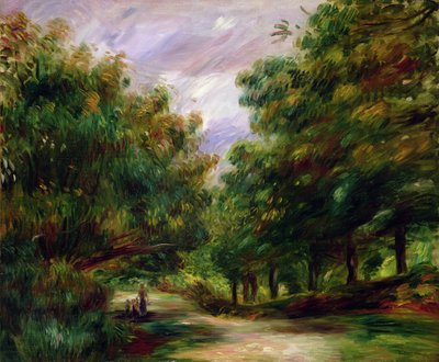 A Cagnes melletti út, 1905 alkotó: Pierre-Auguste Renoir