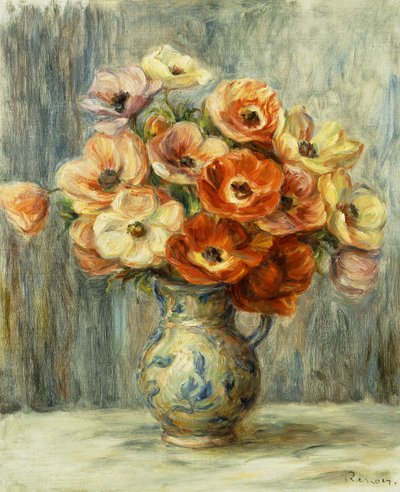 Váza d"Anemones, alkotó: Pierre Auguste Renoir