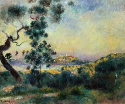 Antibes kilátása alkotó: Pierre Auguste Renoir