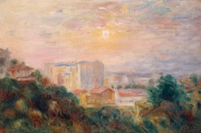 A Montmartre kilátása alkotó: Pierre Auguste Renoir