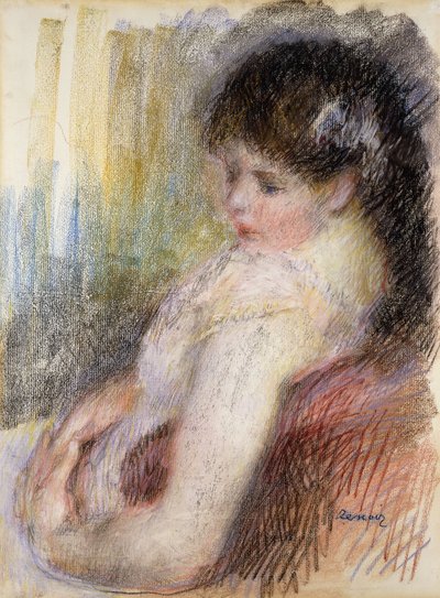 Ülő nő; Ülő nő, 1879 alkotó: Pierre Auguste Renoir