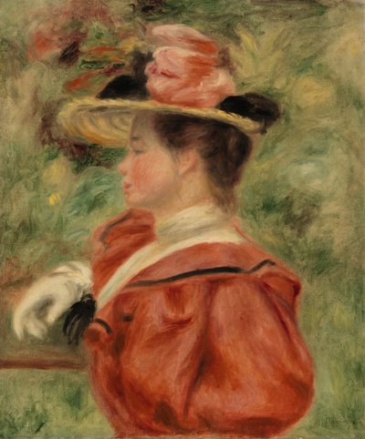 Nő kesztyűs (Femme au gant) alkotó: Pierre Auguste Renoir