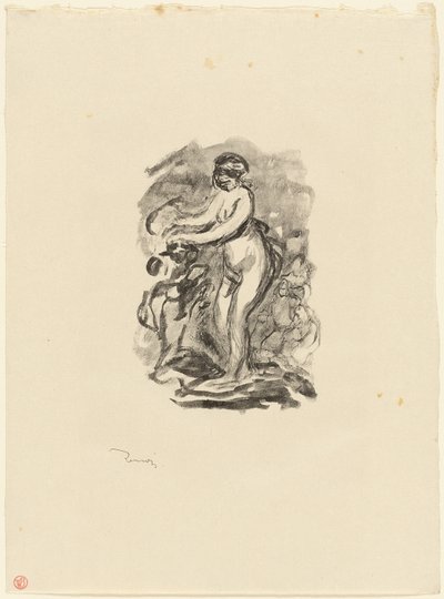 Grapevine nő, 1. változat alkotó: Pierre Auguste Renoir