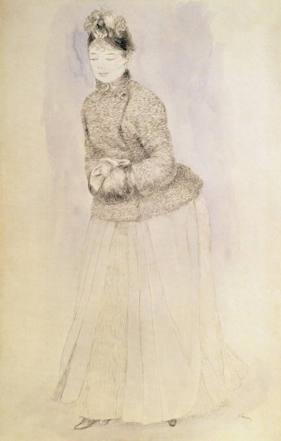 Muffos nő alkotó: Pierre Auguste Renoir