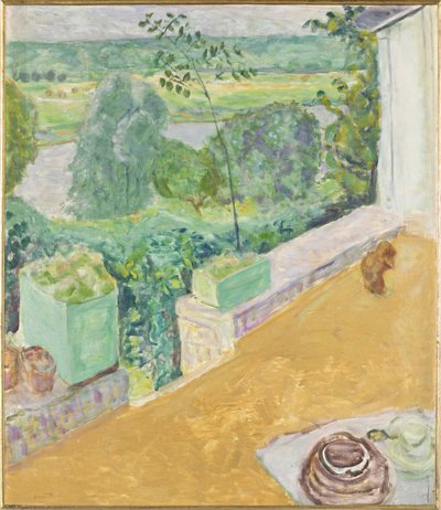 Kutya a teraszon Kutya a teraszon, 1917. alkotó: Pierre Bonnard