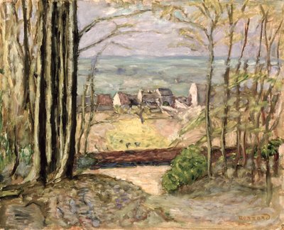 Az erdő széle, 1919 körül (olaj, tábla) alkotó: Pierre Bonnard