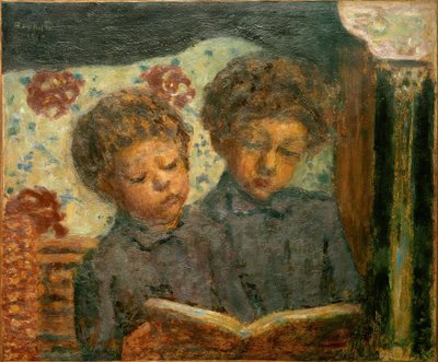 Olvasó gyerekek (Charles és Jean Terrasse alkotó: Pierre Bonnard