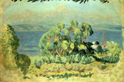 Eukaliptuszfák (olaj, vászon) alkotó: Pierre Bonnard