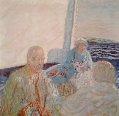 A vitorlásban alkotó: Pierre Bonnard
