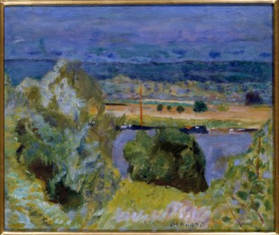 A Szajna Vernonban alkotó: Pierre Bonnard