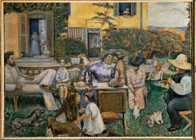 La famille Terasse, egy polgári délután (olaj, vászon) alkotó: Pierre Bonnard