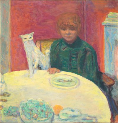 La femme au chat Nő macskával, 1912. alkotó: Pierre Bonnard