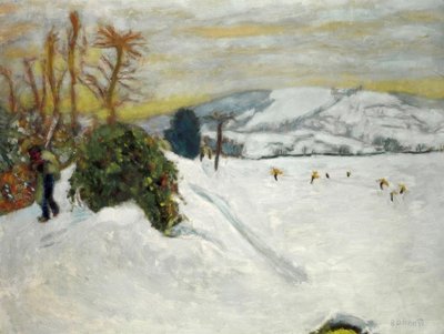 Havazás Grand-Lempsben (Hó Dauphinéban) alkotó: Pierre Bonnard