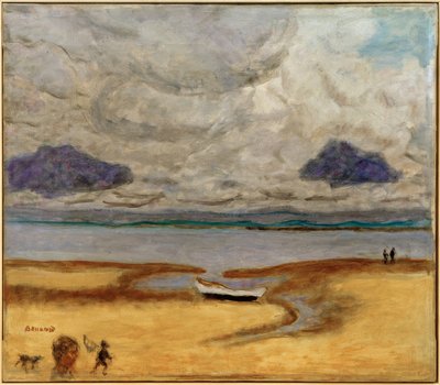 A strand apálykor (Marée basse à Arcachon) alkotó: Pierre Bonnard
