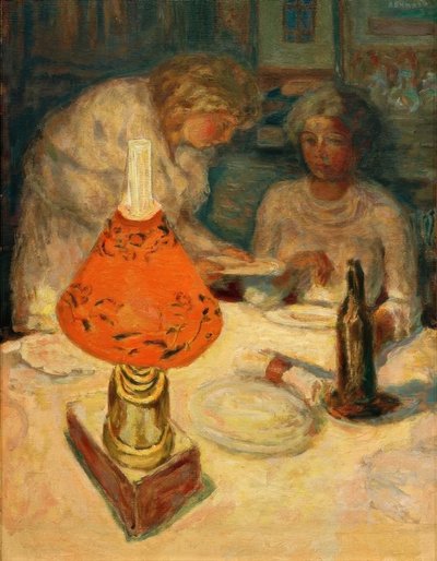 A narancssárga lámpaernyő alkotó: Pierre Bonnard