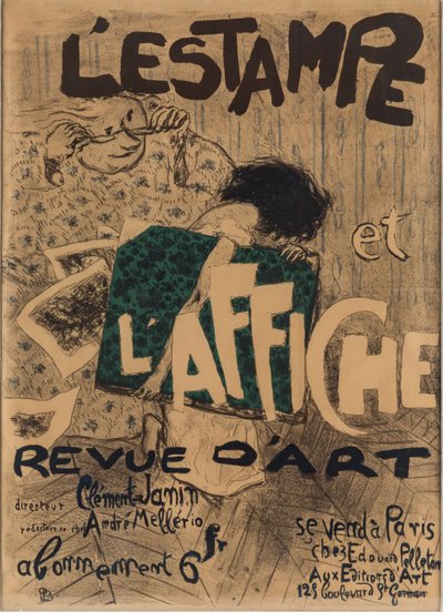 A nyomat és a plakát, 1897. alkotó: Pierre Bonnard