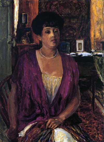 Madame Claude Anet, 1910 alkotó: Pierre Bonnard
