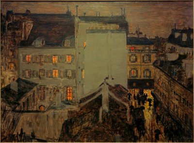 Montmartre esőben vagy Rue Tholozé alkotó: Pierre Bonnard