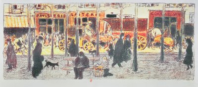Párizsi körút, 1896 alkotó: Pierre Bonnard