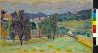 Lila táj este alkotó: Pierre Bonnard