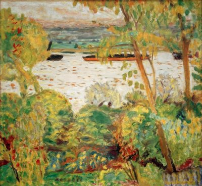 Vontatóhajó Vernonban alkotó: Pierre Bonnard