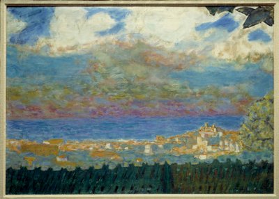 Vihar égbolt Cannes-ban Pierre Bonnard festménye – 1945 alkotó: Pierre Bonnard