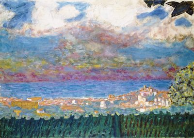 Viharos égbolt Cannes felett, 1945 alkotó: Pierre Bonnard