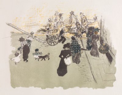 Utca sarok alkotó: Pierre Bonnard