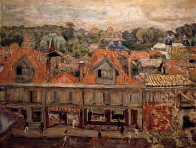 Arcachon utca. 1930 (olaj, vászon) alkotó: Pierre Bonnard
