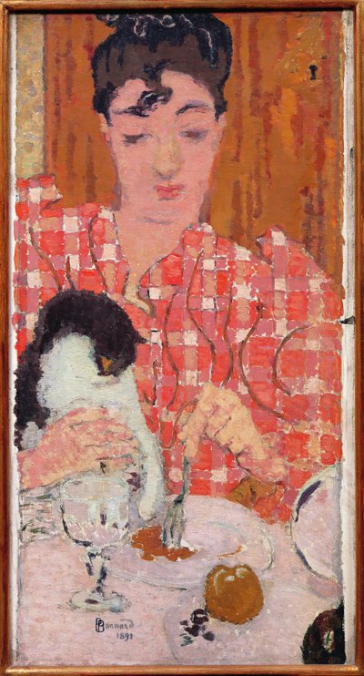 A kockás blúz, 1892 alkotó: Pierre Bonnard
