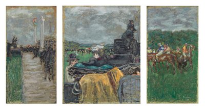 The Races at Longchamp; Les Courses a Longchamp alkotó: Pierre Bonnard