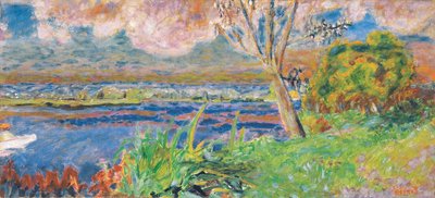 A Szajna Vernonban, 1923 körül (olaj, vászon) alkotó: Pierre Bonnard