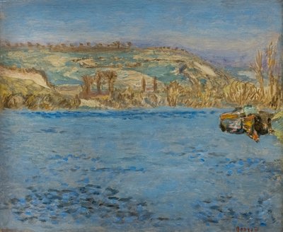 A Szajna Vernonnetnál alkotó: Pierre Bonnard