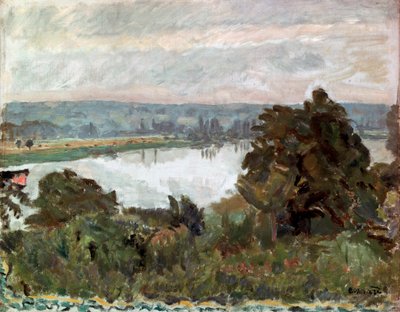 A Szajna Vernon közelében, 1911. alkotó: Pierre Bonnard