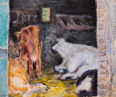 Az istálló, 1912 körül (olaj, vászon) alkotó: Pierre Bonnard