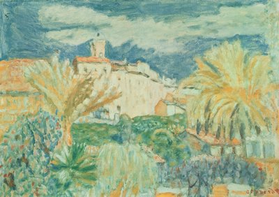 Le Cannet látképe, 1920 alkotó: Pierre Bonnard