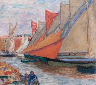 Voiles au sec vagy Vitorlások Cannes-ban alkotó: Pierre Bonnard
