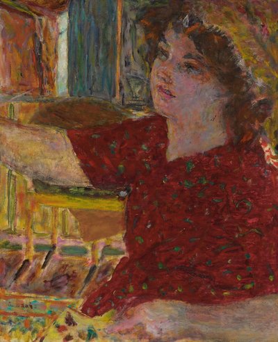 Fiatal nő festészet; Fiatal nő festészet alkotó: Pierre Bonnard