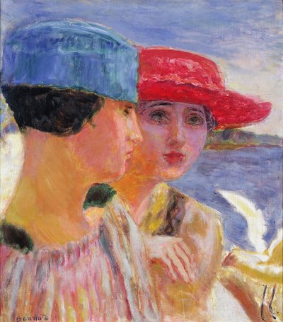 Fiatal nők sirállyal, 1917 alkotó: Pierre Bonnard