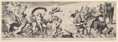 Bacchanal, 17. század. alkotó: Pierre Brebiette