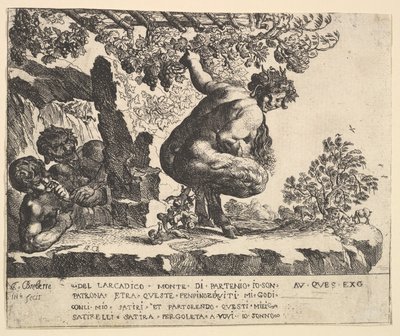 A szatírok születése, 1610-42. alkotó: Pierre Brebiette