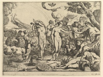 Párizsi ítélet, 1610-42. alkotó: Pierre Brebiette