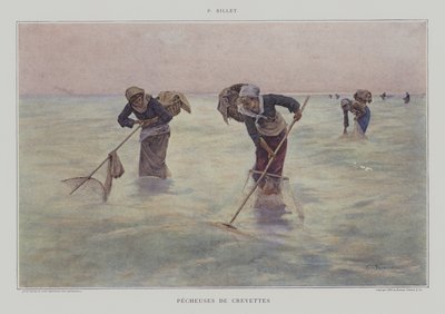 Garnélarákhalászok alkotó: Pierre Celestin Billet